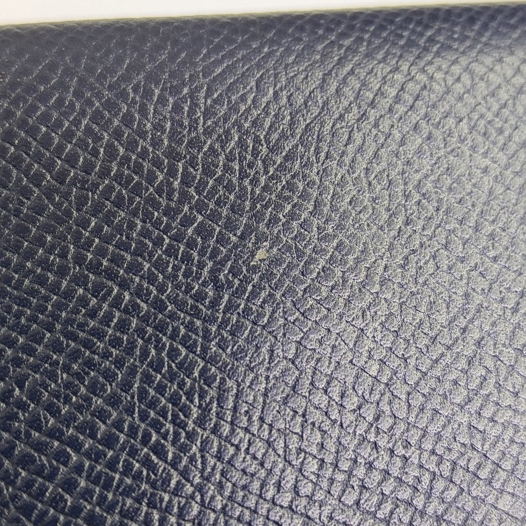 Calvi Epsom Blue Card Holder