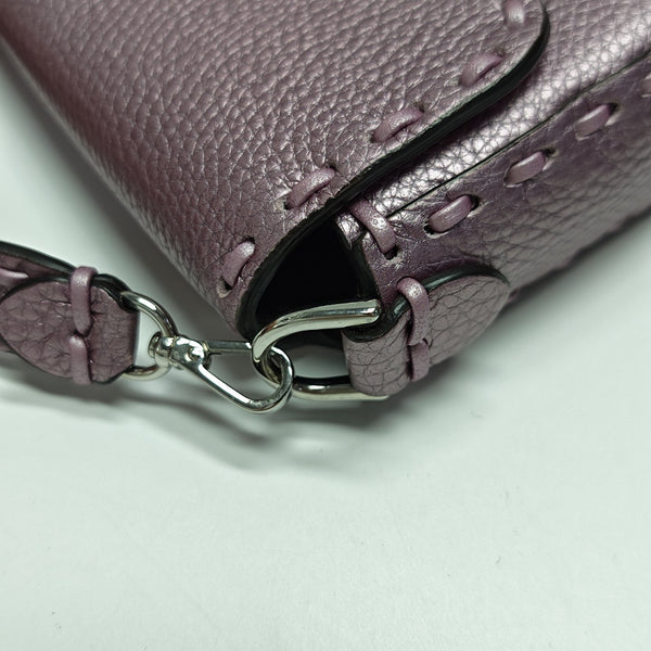 Baguette Mini Calfskin Purple