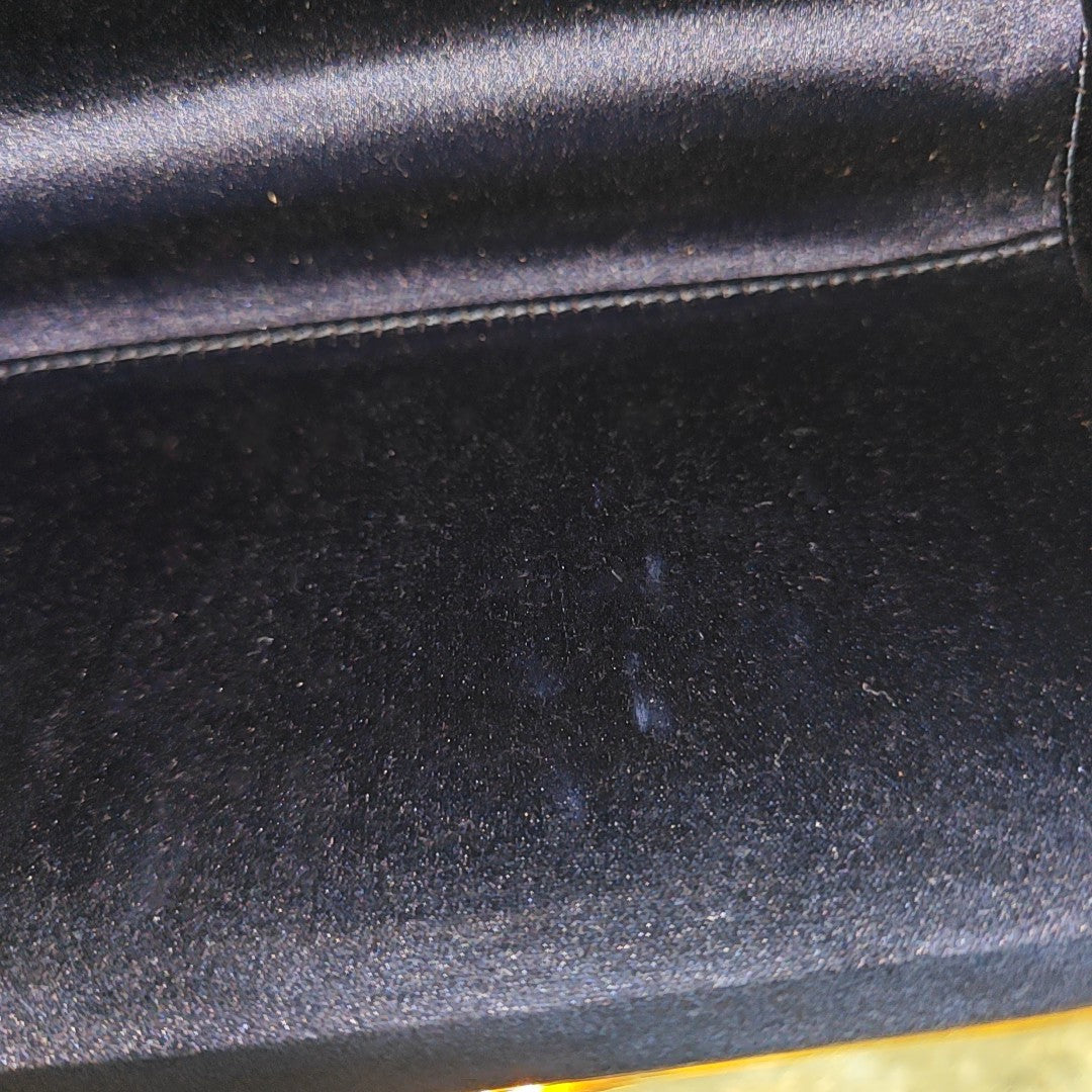 Silk Satin Clutch Blue
