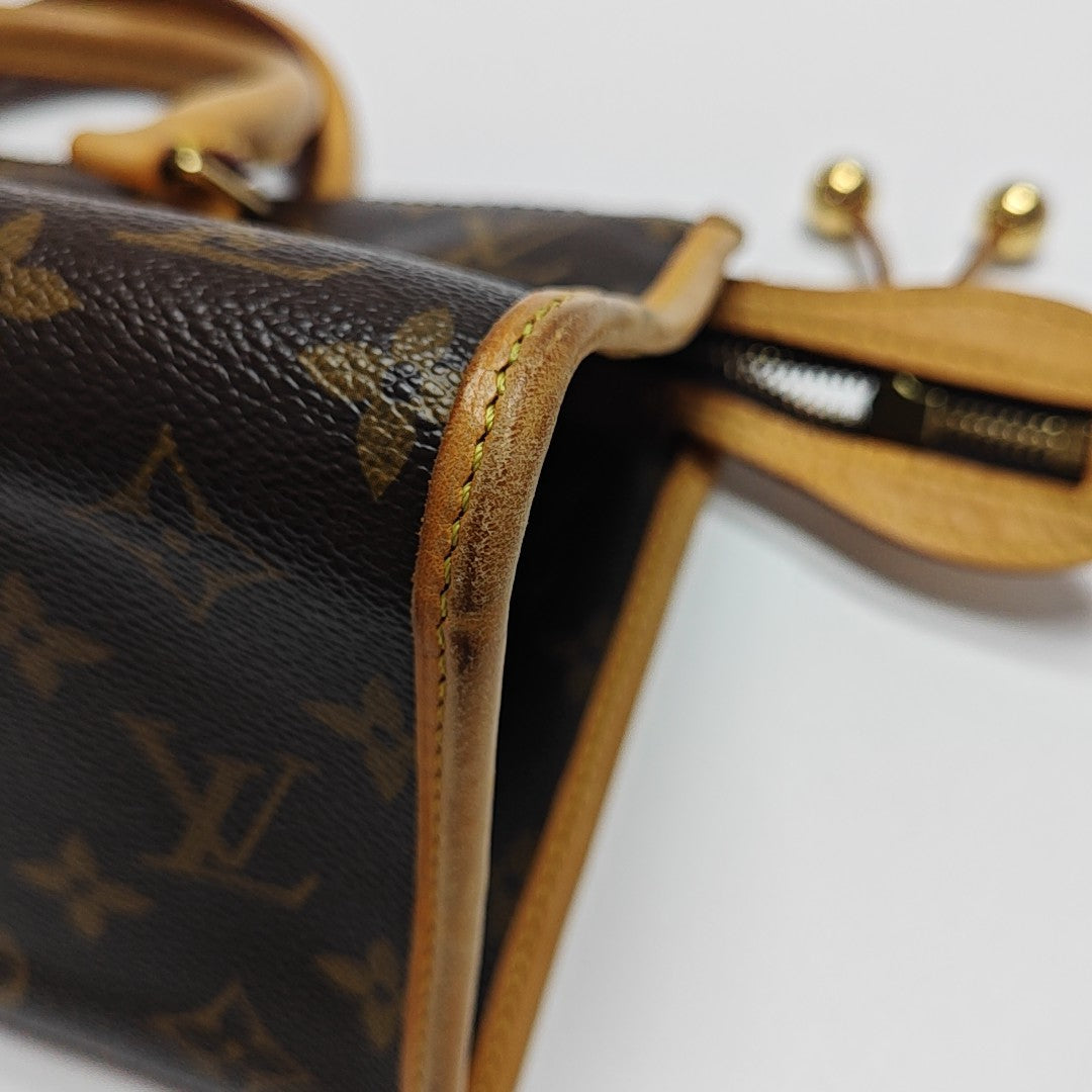 POPINCOURT Monogram Coated Canvas Brown