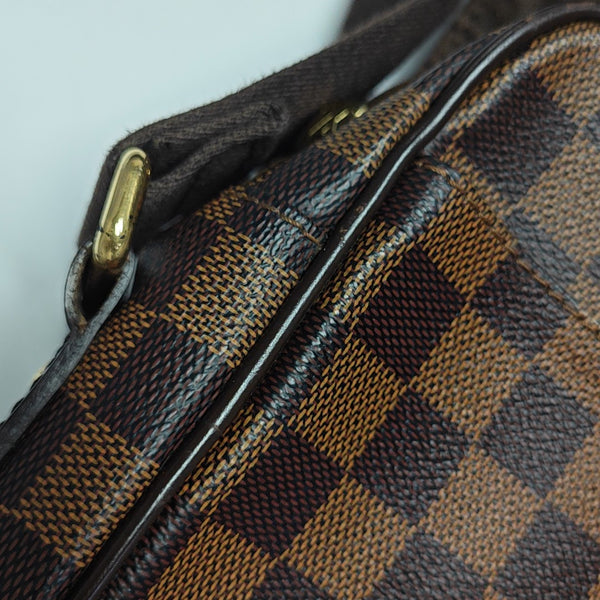 SHELTON MM Damier Ebene Coated Canvas Brown