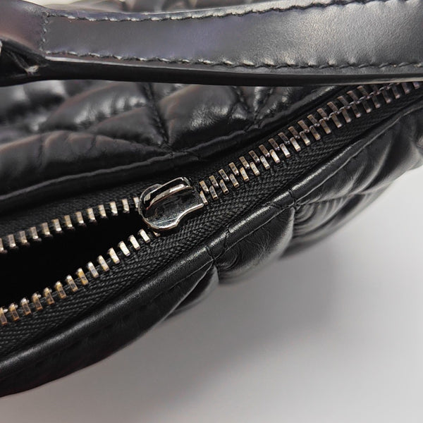 Diortravel Nomad Small Cannage Calfskin Black