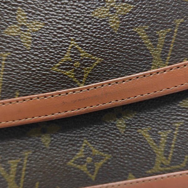 DAME GM Monogram Coated Canvas Brown