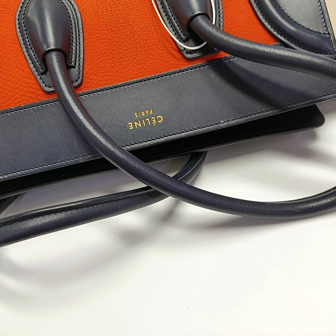 Authenticated pre-owned  LUGGAGE Micro Calfskin Multicolor - Tote Bag at Looply