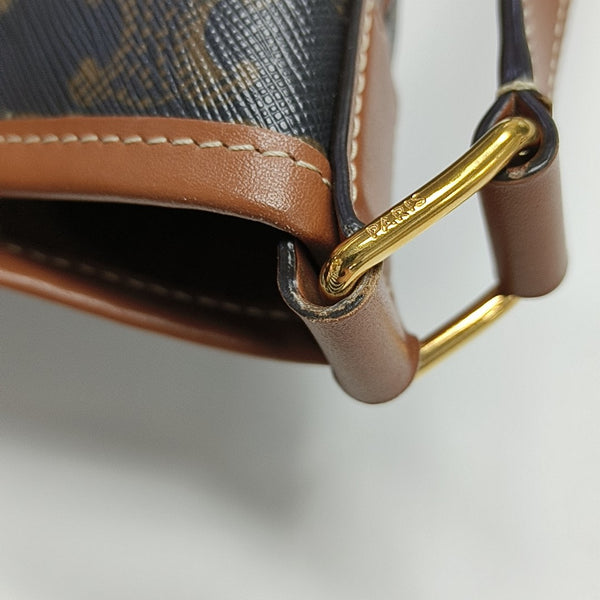 TRIOMPHE CANVAS Small Coated Canvas Brown
