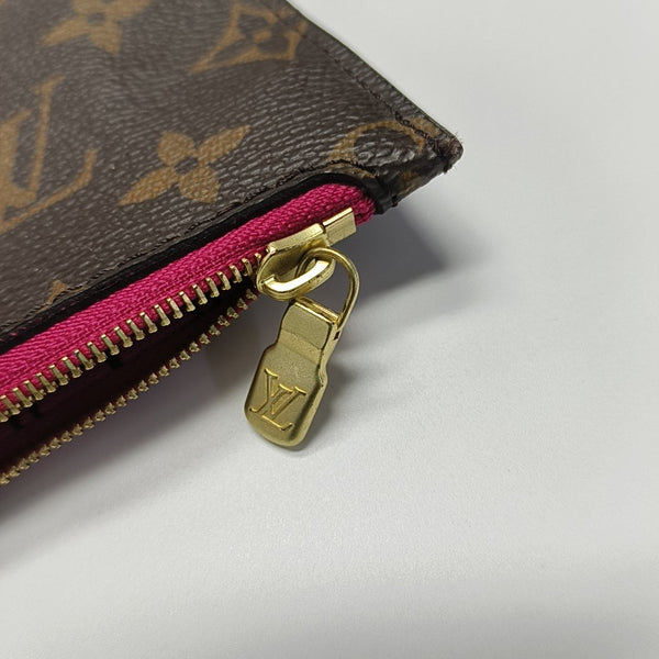 NEVERFULL MM Monogram Coated Canvas Brown