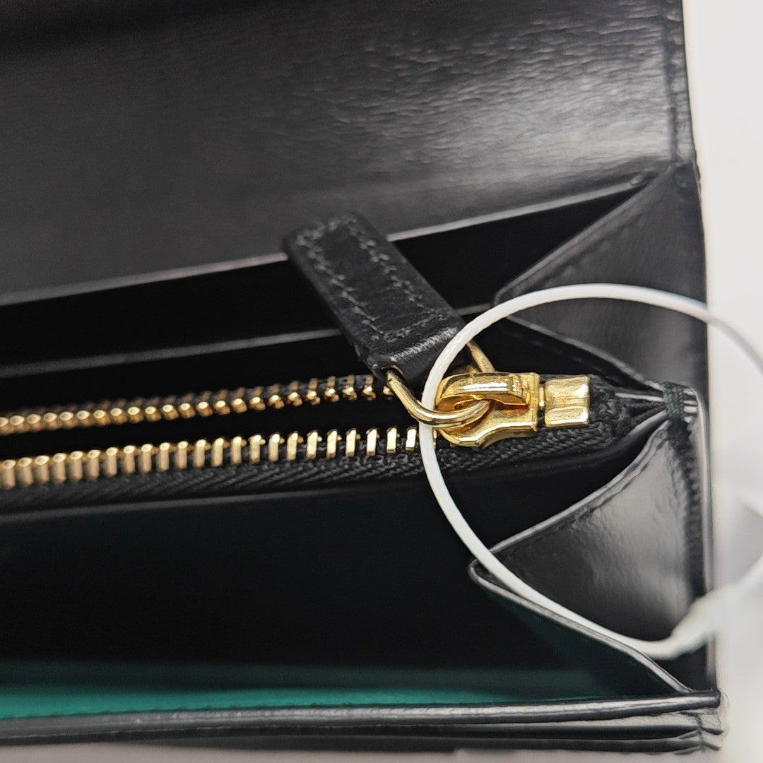 SERPENTI FOREVER Calfskin Black Wallet