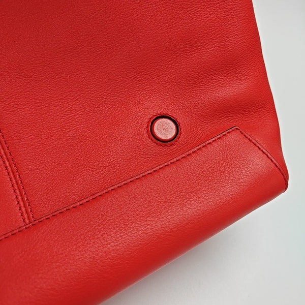 Calfskin Shoulder Bag Red