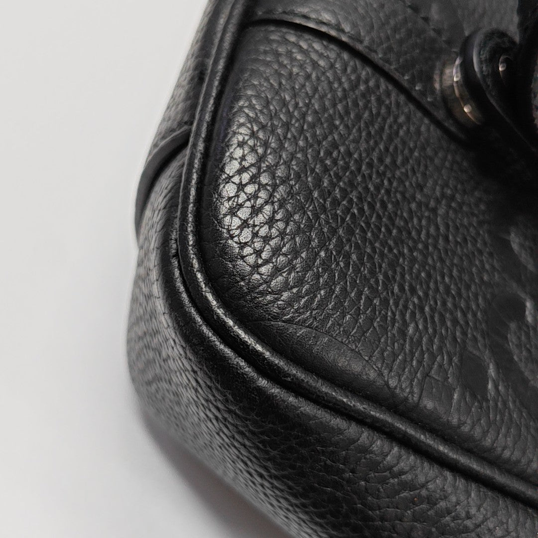 Monogram Calfskin Medium Black