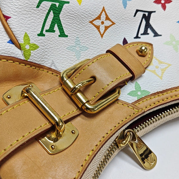 GRETA Monogram Coated Canvas White