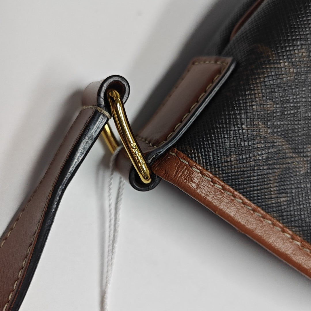 TRIOMPHE CANVAS Small Coated Canvas Brown