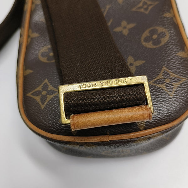 GANGE Monogram Coated Canvas Brown