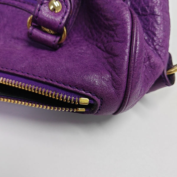 Classic City Mini Lambskin Purple