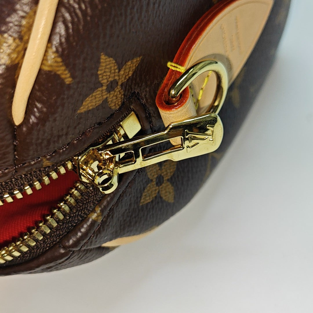 SPEEDY 20 Monogram Coated Canvas Brown