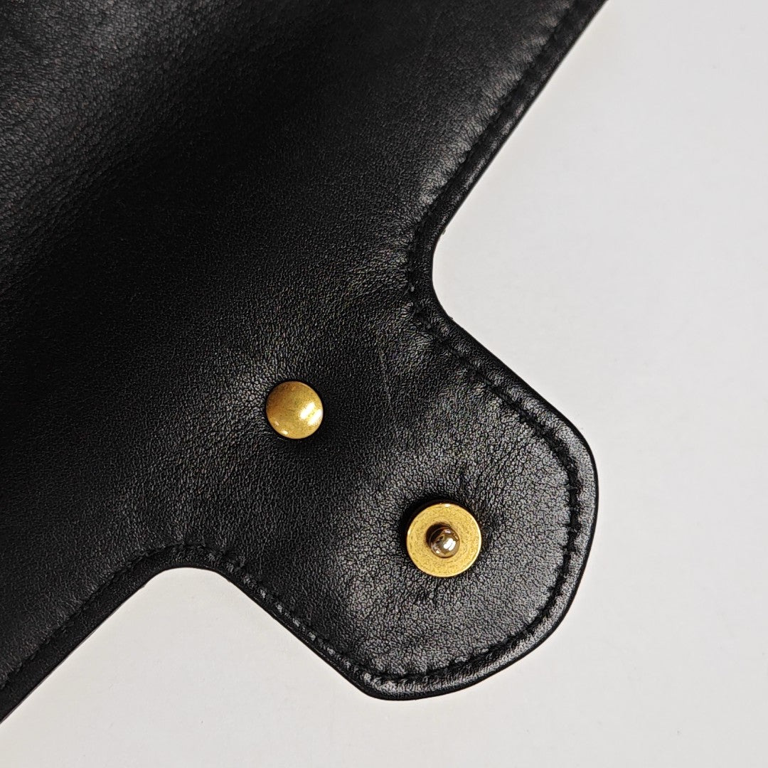 GG Marmont Mini Quilted Calfskin Black