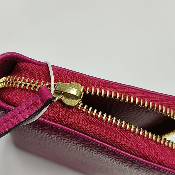 Calfskin Clutch Red