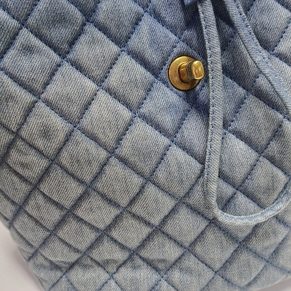 URBAN SPIRIT Small Quilted Canvas Blue