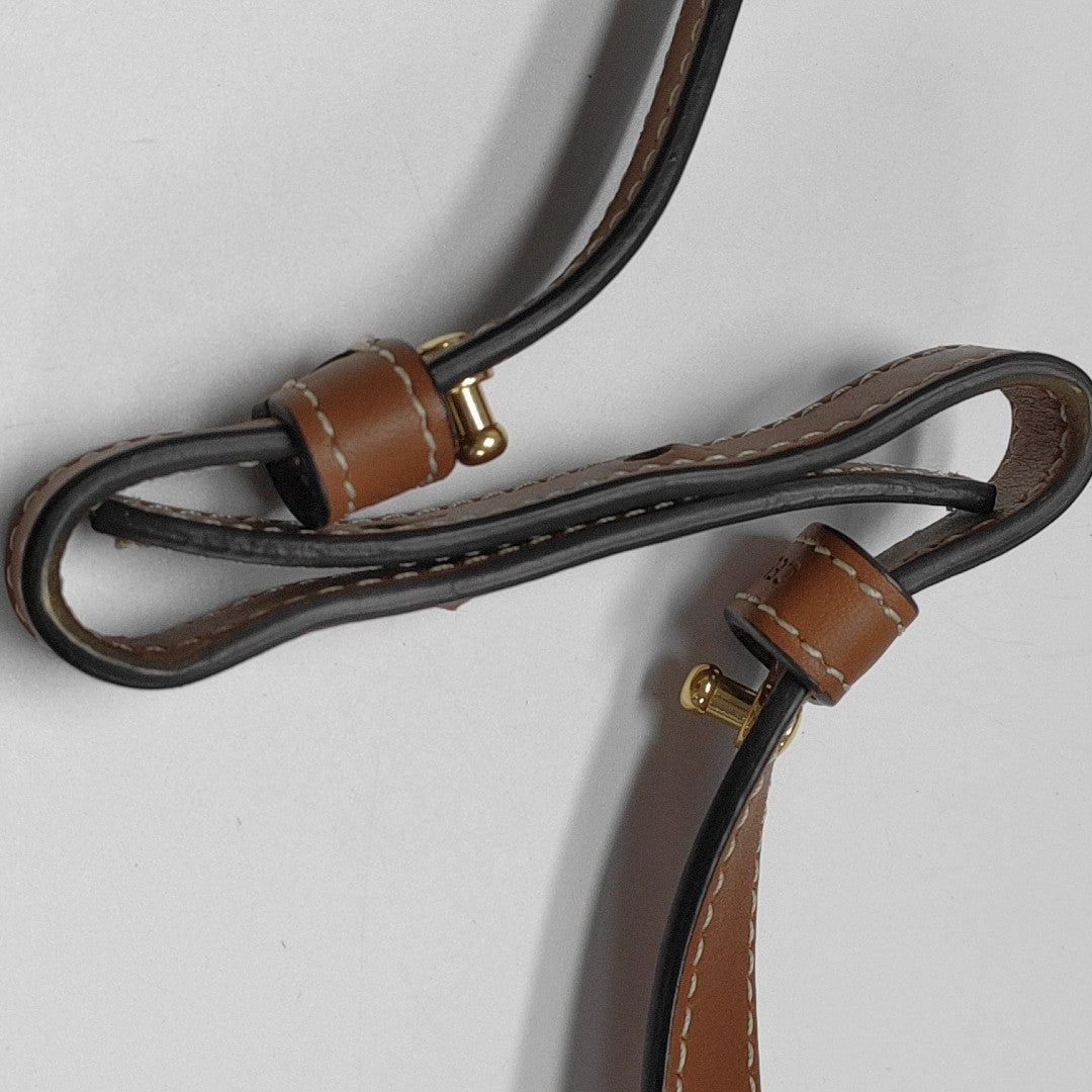 CABAS CELINE Small Coated Canvas Brown