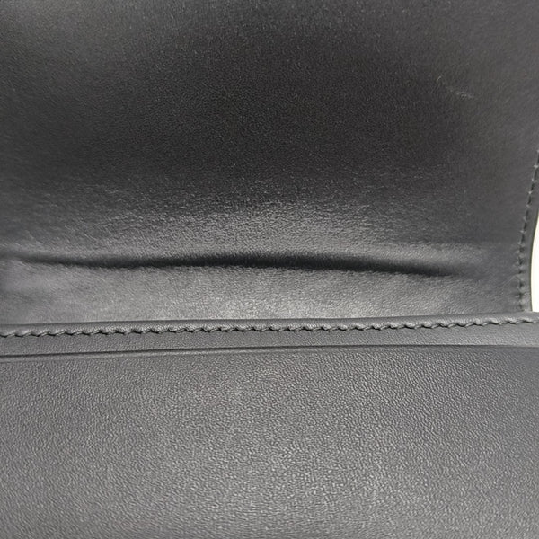Lambskin Card Holder Gray