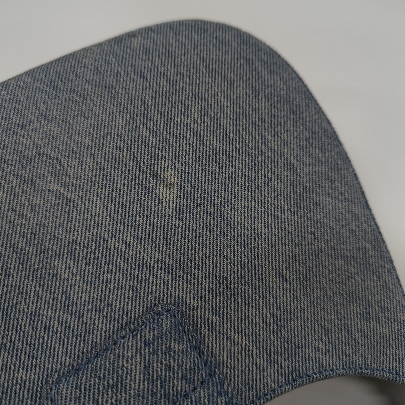 Denim Top Handle Bag Blue