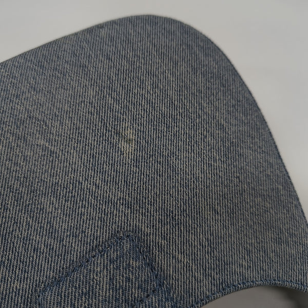 Denim Top Handle Bag Blue
