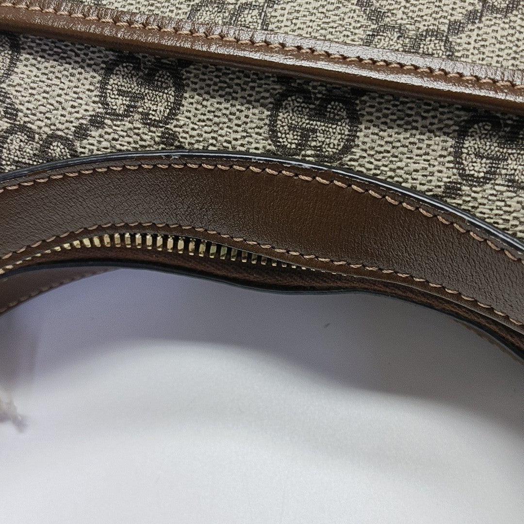 Retro Monogram Coated Canvas Brown