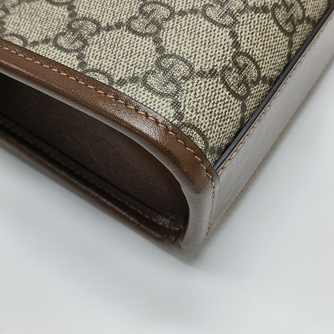 Retro Mini Monogram Coated Canvas Beige