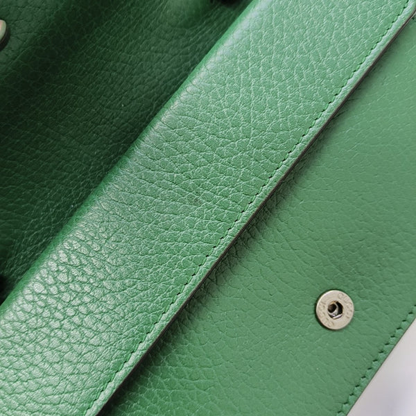 Dionysus Super Mini Calfskin Green