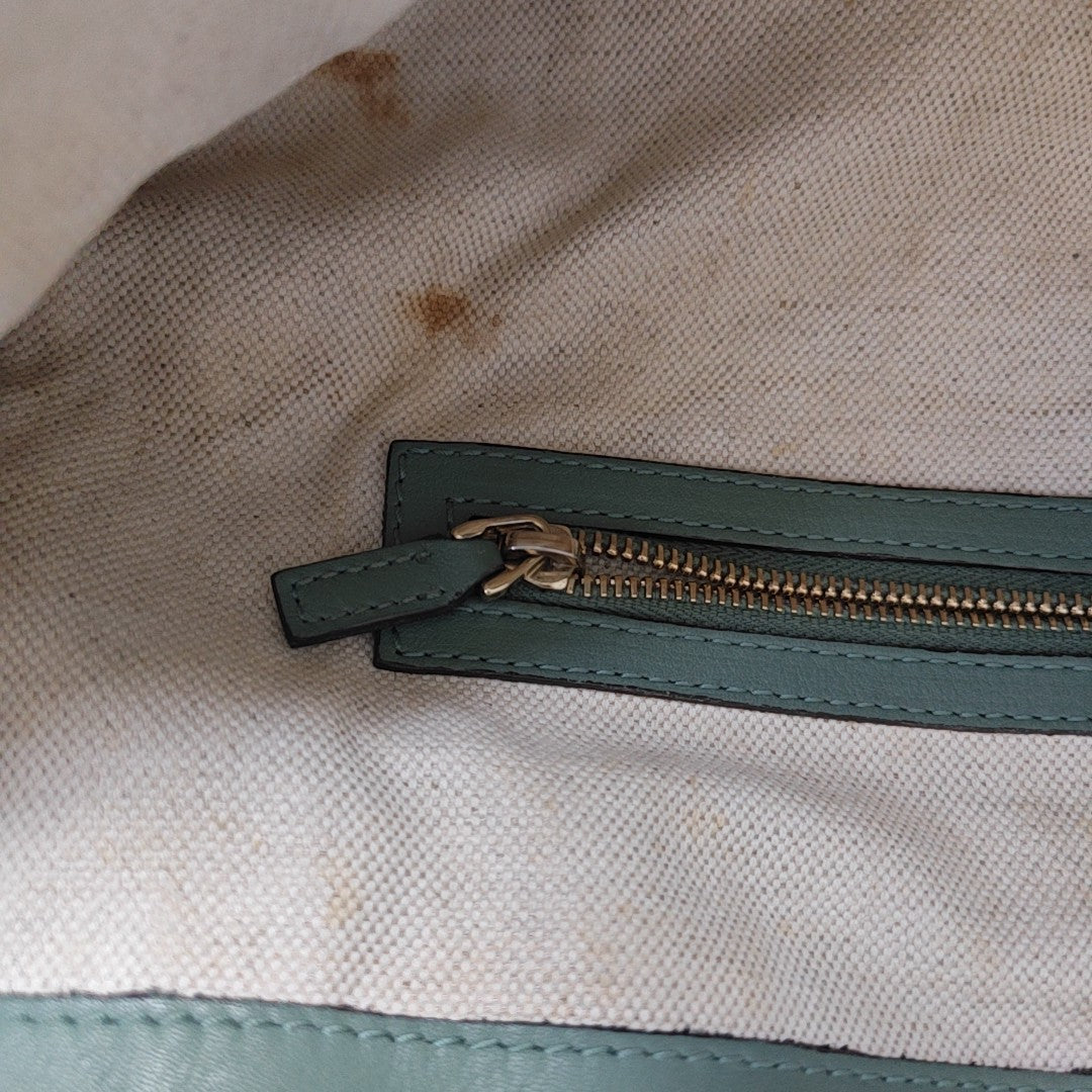 Microguccissima Monogram Calfskin Green