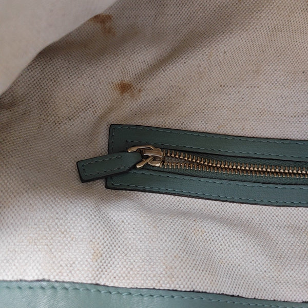 Microguccissima Monogram Calfskin Green