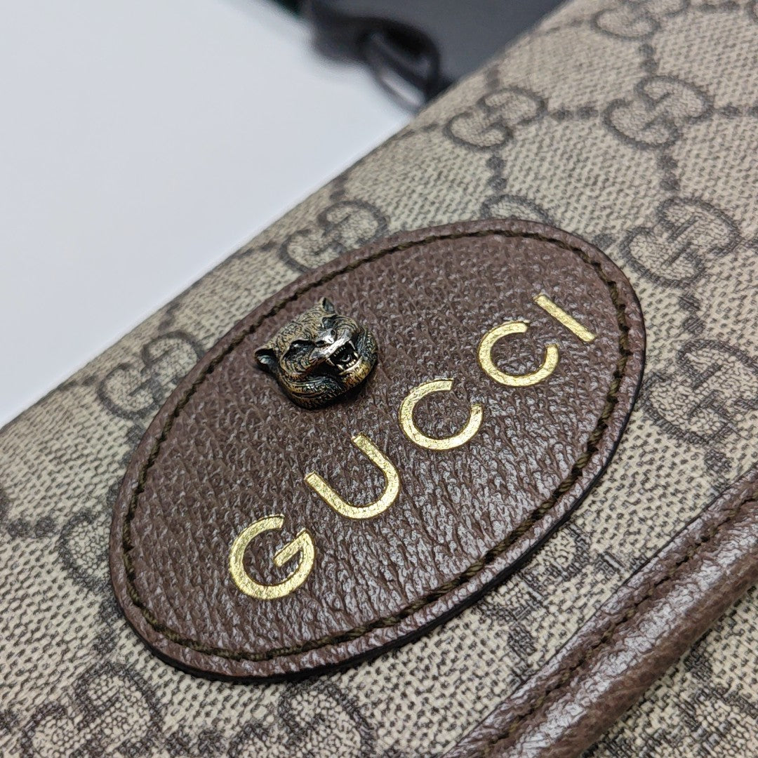 Neo Vintage Monogram Coated Canvas Beige