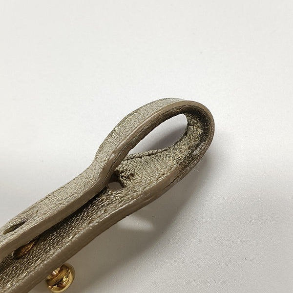 Calfskin Shoulder Bag Beige