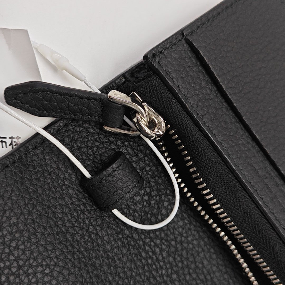 Calfskin Shoulder Bag Mini Black