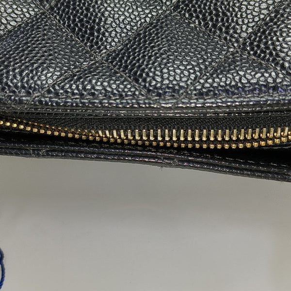 CHANEL PETITE Quilted Grained Calfskin Black