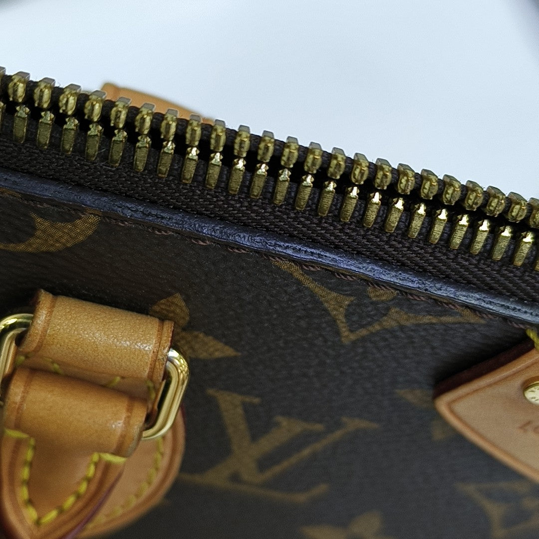 TURENNE PM Monogram Coated Canvas Brown