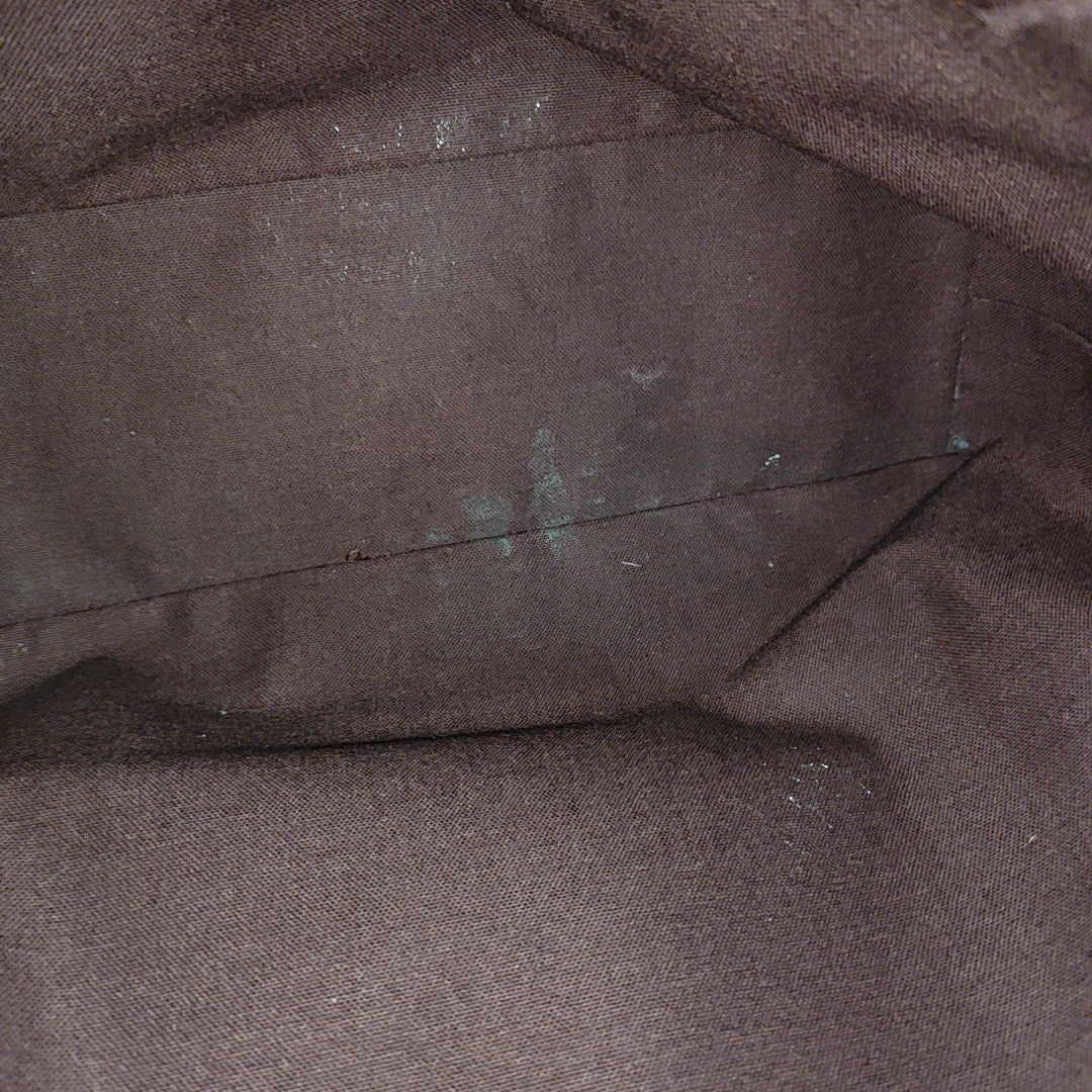 DAVIS Monogram Coated Canvas Brown