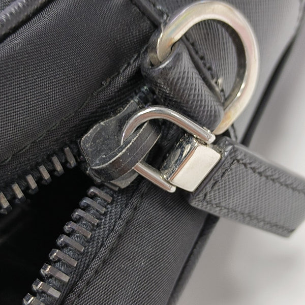 Nylon Shoulder Bag Black
