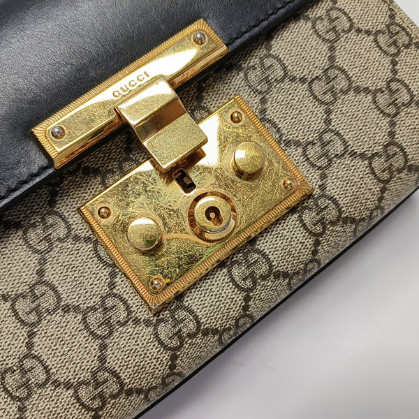 Authenticated pre-owned  Padlock Small Monogram Coated Canvas Multicolor - Shoulder Bag at Looply