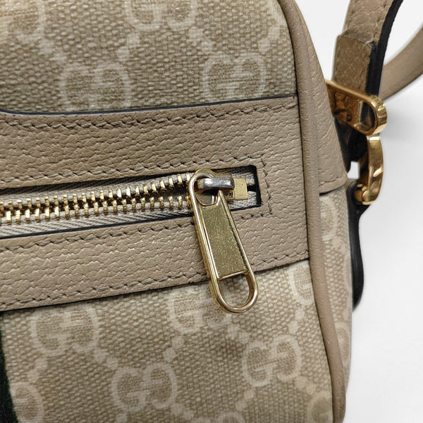 Authenticated pre-owned  Ophidia Mini Monogram Coated Canvas Beige - Shoulder Bag at Looply
