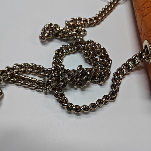 Emily Chain Monogram Calfskin Yellow