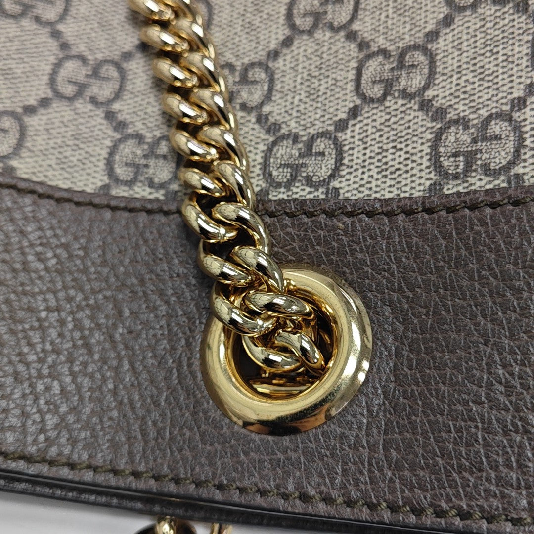Rajah Monogram Coated Canvas Beige