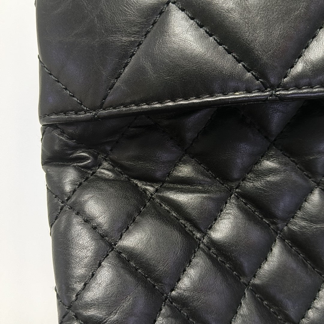 2.55 Quilted Calfskin Black
