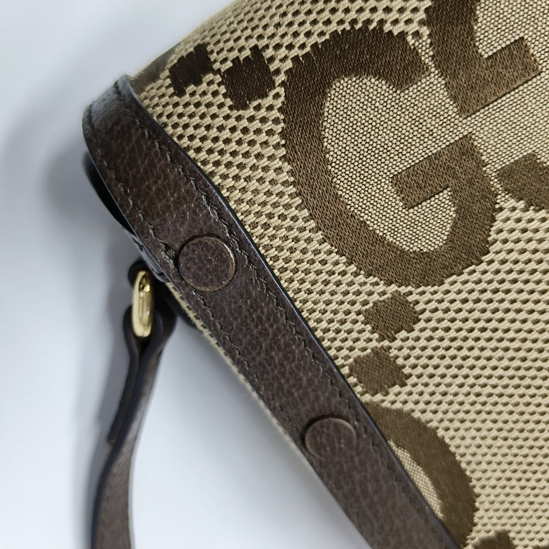 Horsebit 1955 Mini Monogram Canvas Beige