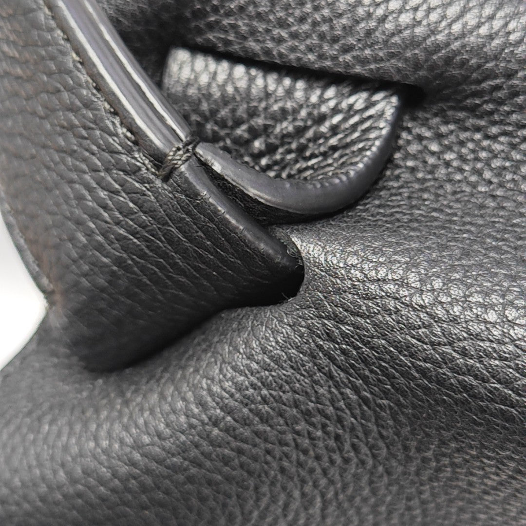 Calfskin Shoulder Bag Black