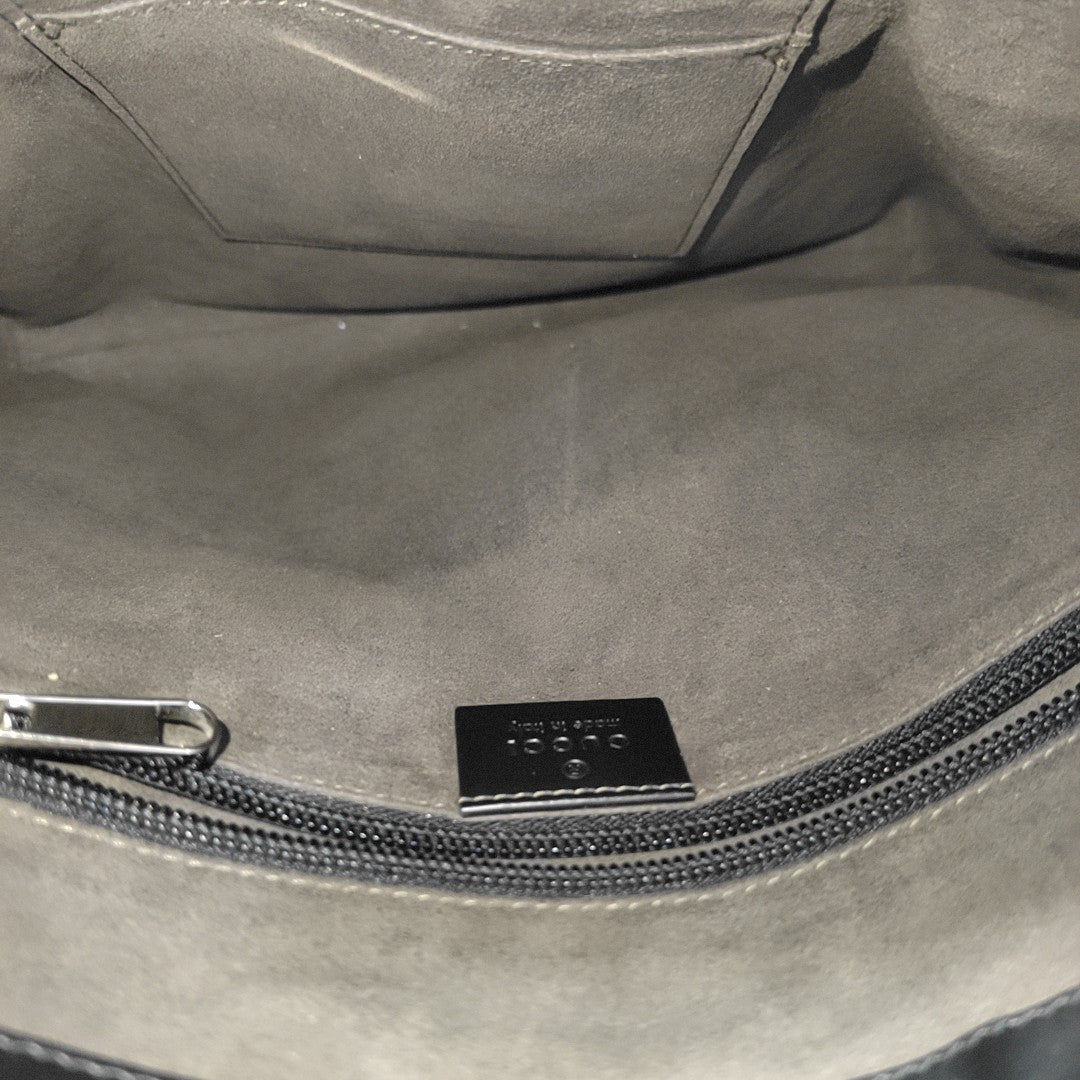 Signature Monogram Calfskin Black