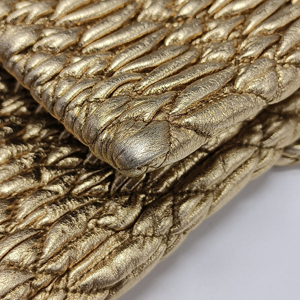 Crystal Lambskin Gold
