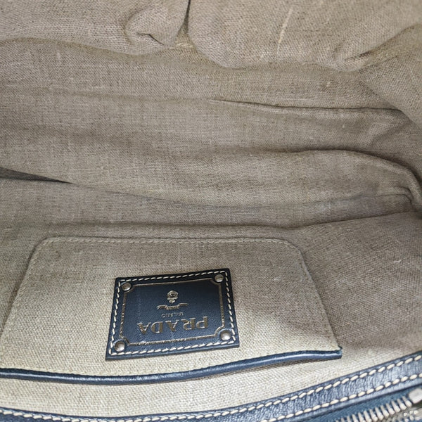 Canvas Shoulder Bag Beige