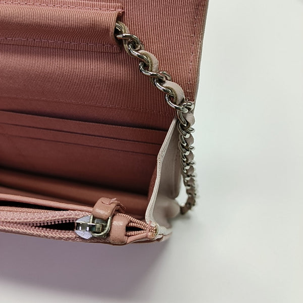 WOC Quilted Calfskin Pink