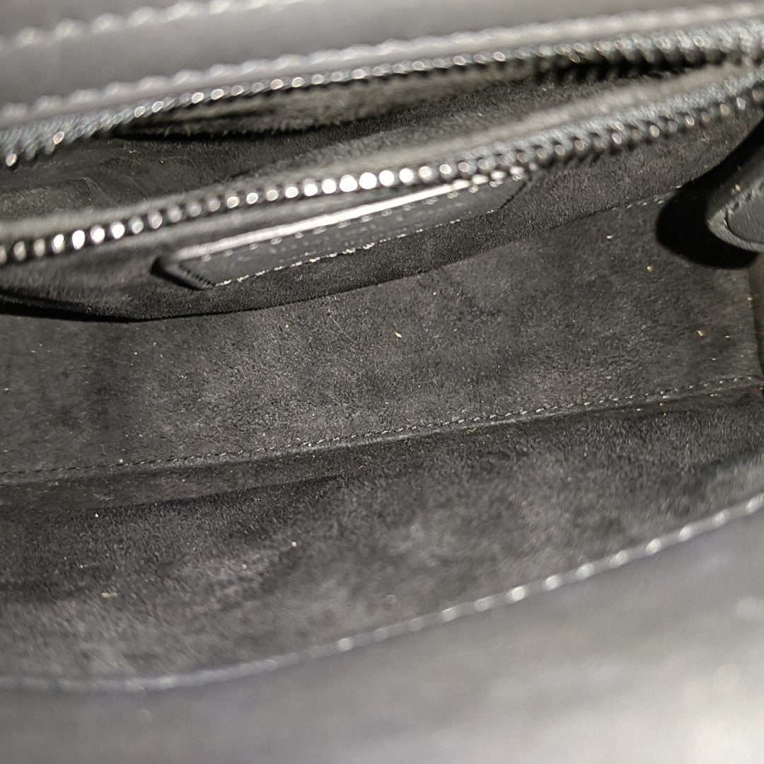 Lady Dior Mini Cannage Lambskin Black