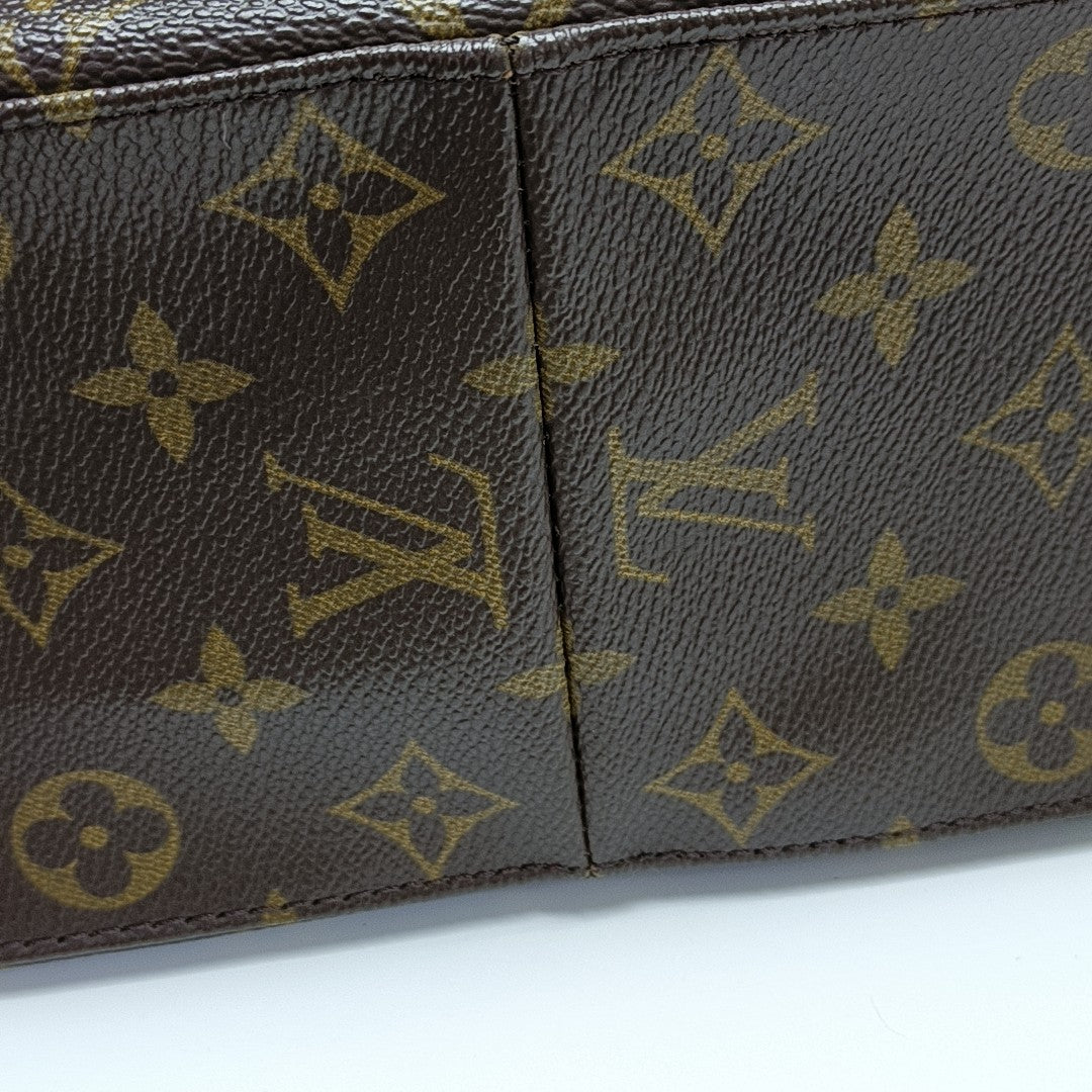 LOOPING GM Monogram Coated Canvas Brown